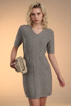 Load image into Gallery viewer, Wool Blended Cable Dress