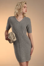 Load image into Gallery viewer, Wool Blended Cable Dress
