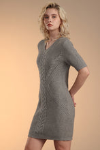 Load image into Gallery viewer, Wool Blended Cable Dress