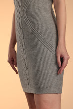 Load image into Gallery viewer, Wool Blended Cable Dress