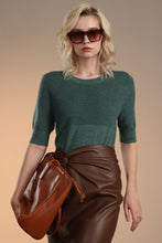 Load image into Gallery viewer, Texture short sleeve knit top