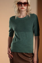 Load image into Gallery viewer, Texture short sleeve knit top