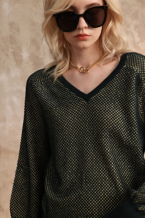 Merino double sided sweater