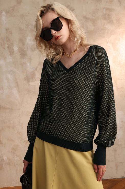 Merino double sided sweater