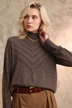 Load image into Gallery viewer, Merino Pointelle Rib Pullover