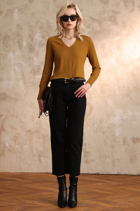 Merino bamboo texture pullover