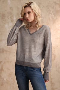 Merino double sided sweater
