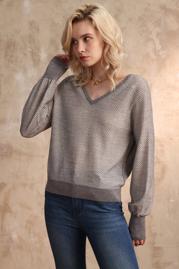 Merino double sided sweater