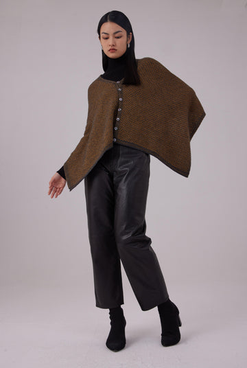 Merino Alpaca jacquard shawl