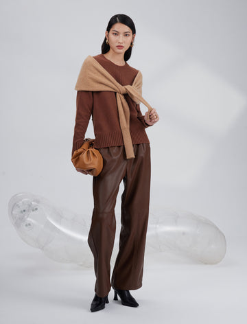 Cashmere knitted scarf shawl