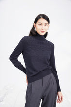Load image into Gallery viewer, Merino turtle neck texture pullover