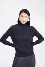Load image into Gallery viewer, Merino turtle neck texture pullover
