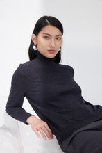 Load image into Gallery viewer, Merino turtle neck texture pullover
