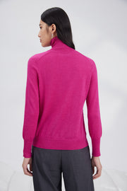 Merino diamond texture pullover