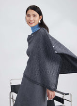 Load image into Gallery viewer, Merino Alpaca jacquard shawl