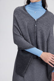 Merino Alpaca jacquard shawl