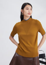 Load image into Gallery viewer, Ribbed-detail knit top