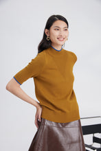 Load image into Gallery viewer, Ribbed-detail knit top