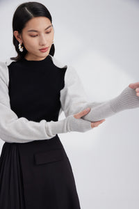 Cashmere knitted scarf shawl