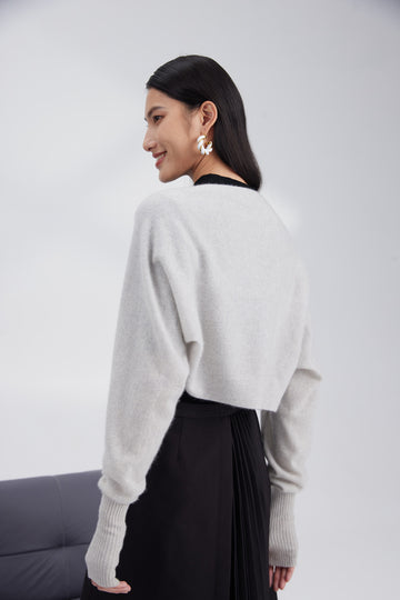 Cashmere knitted scarf shawl