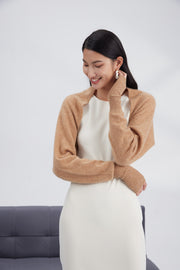 Cashmere knitted scarf shawl