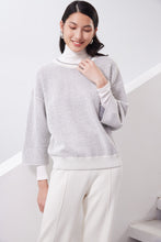 Load image into Gallery viewer, double face jumper, casual jumper, sweater, 2 ways, merino jumper, extra fine merino wool