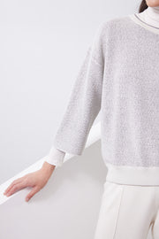Merino double face pullover