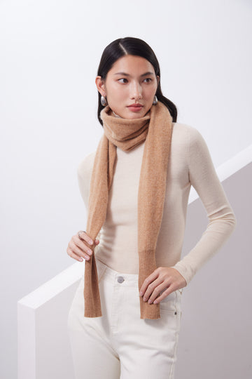 Cashmere knitted scarf shawl