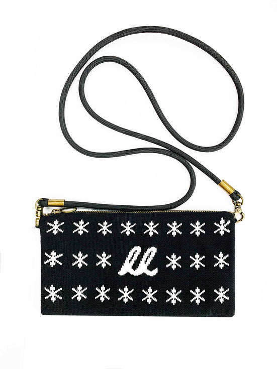Jacquard Zippered Phone Pouch