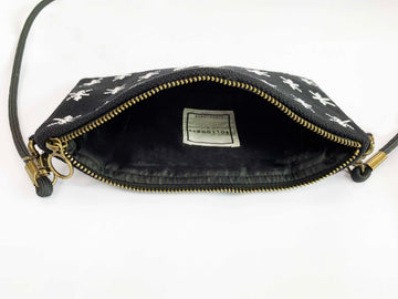 Jacquard Zippered Phone Pouch