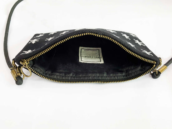 Jacquard Zippered Phone Pouch
